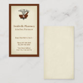 Pharmacien Carte de visite (Devant / Derrière)