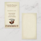 Pharmacien Carte de visite (Devant / Derrière)