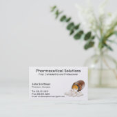 Pharmacien de carte de visite de pharmacie (Debout devant)