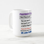 Pharmacien Funny Search Cadeau Mug (Devant gauche)
