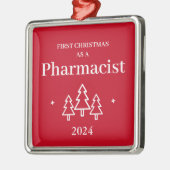Pharmacienne élégante décoration de Noël rouge (Gauche)