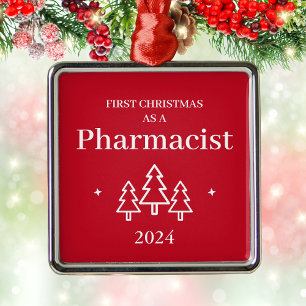 Pharmacienne élégante décoration de Noël rouge