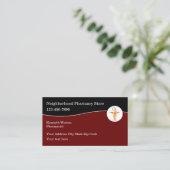 Pharmaciens Médicales Cartes de visite (Debout devant)