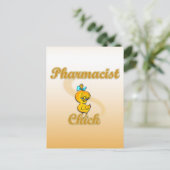 Pharmacist Chick Briefkaart (Staand voorkant)