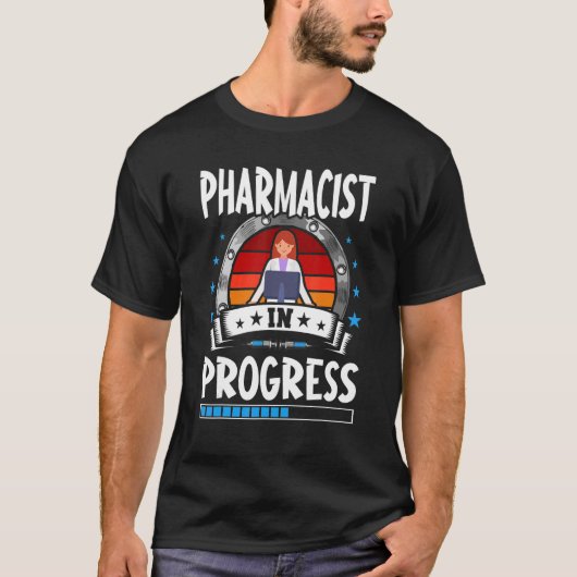 Pharmacist In Progress Trainee Student T-shirt (Voorkant)