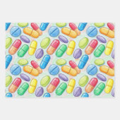 Pharmacist Watercolor Pill RX Wrapping Paper (Voorkant 2)
