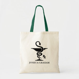 Pharmacologie Bowl of Hygenia Symbol Tote Bag