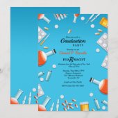Pharmacologie Graduation Party Invitation (Devant / Derrière)