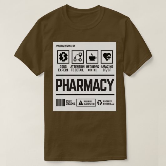 pharmacy 45 t-shirt (Design voorkant)