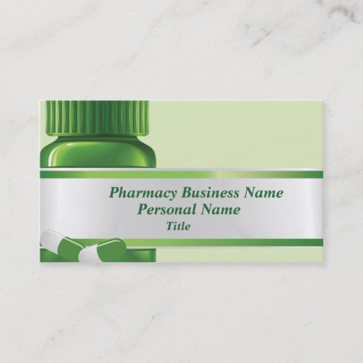 Pharmacy Business Visitekaartje (Voorkant)