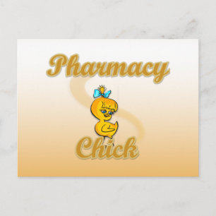 Pharmacy Chick Briefkaart