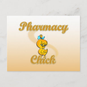 Pharmacy Chick Briefkaart