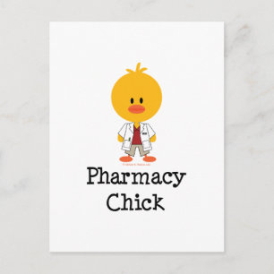 Pharmacy Chick Briefkaart