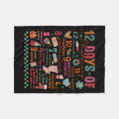 Pharmacy Christmas Shirt - 12 Days Of Pharmacy Tec Fleece Deken (Voorkant (Horizontaal))