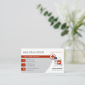 Pharmacy | Drug Store Visitekaartje (Staand voorkant)