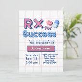 Pharmacy Graduation Party Invitation (Debout devant)