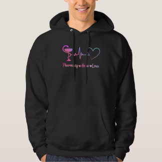 Pharmacy Hope Love Pharmacist Tech Hoodie