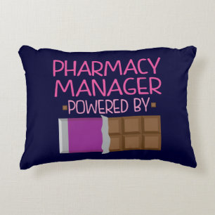 Pharmacy Manager Chocolate Gift voor haar Accent Kussen