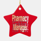 Pharmacy Manager Extraordinaire Keramisch Ornament (Voorkant)