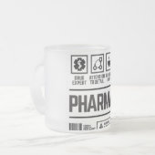 pharmacy matglas koffiemok (Voorkant links)