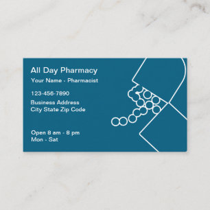 Pharmacy moderne Pharmacy Pharmist Thème Cartes de