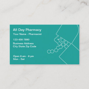 Pharmacy moderne Pharmacy Pharmist Thème Cartes de