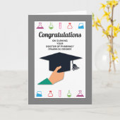 Pharmacy School Afstuderen gefeliciteerd Kaart (Gele Bloem)