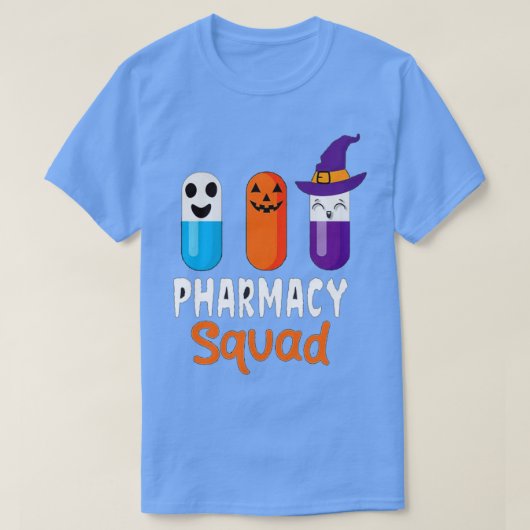 Pharmacy Squad Halloween Pills Costumes T-shirt (Design voorkant)