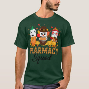 Pharmacy Squad Herfst Autumn Thanksgiving T-shirt