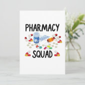 Pharmacy squad T-Shirt Kaart (Staand voorkant)