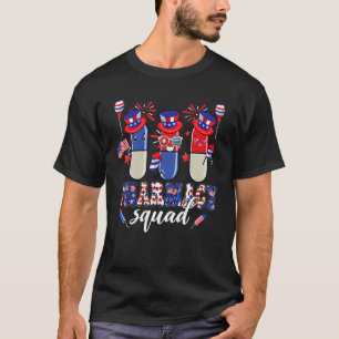 Pharmacy Squad vult Fireworks Pharmacist 4th of T-shirt