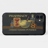 Pharmacy Stamp Image commémorative iPhone 5 Coque (Dos (Horizontal))