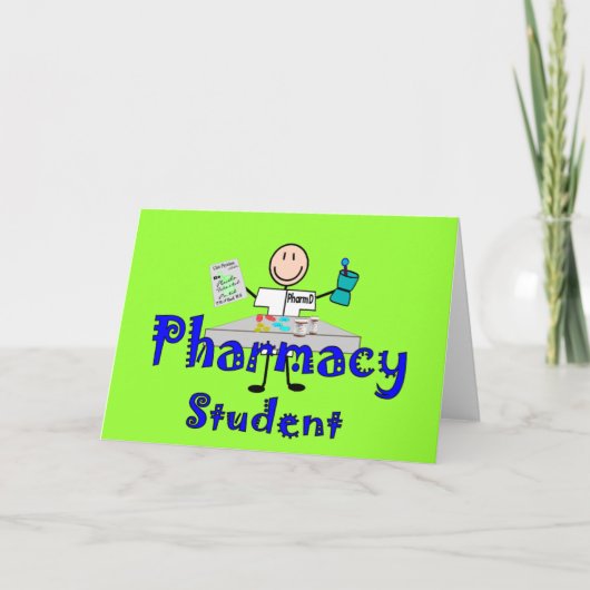 Pharmacy Student Gifts Kaart (Voorkant)