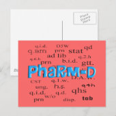 Pharmacy Student Pharm-D Gifts Briefkaart (Voorkant / Achterkant)