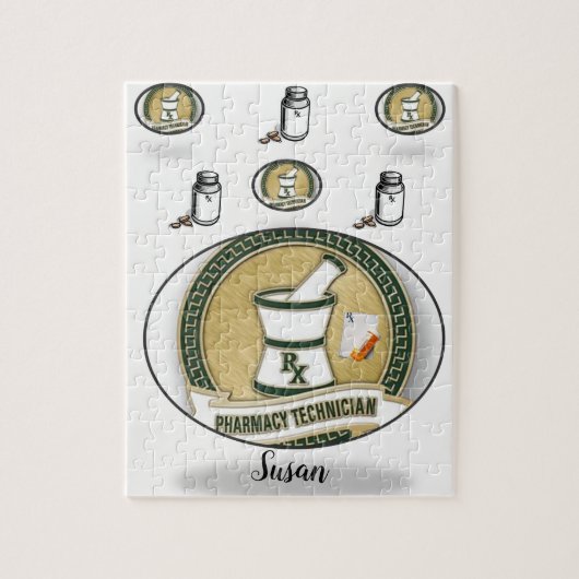 Pharmacy Tech Jigsaw Puzzle Daisy (Vertical)