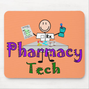 Pharmacy Tech Stick People Design Gifts Muismat