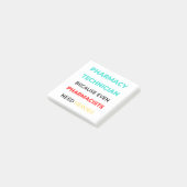 Pharmacy Technician Because Even Pharmacists 2 Post-it® Notes (Schuin)