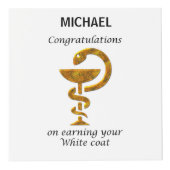 Pharmacy White Coat Ceremony Gefeliciteerd Kubus (Rechts)