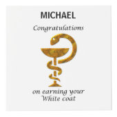 Pharmacy White Coat Ceremony Gefeliciteerd Kubus (Voorkant)