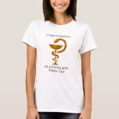 Pharmacy White Coat Ceremony Gefeliciteerd T-shirt (Voorkant)