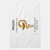 Pharmacy White Coat Ceremony Gefeliciteerd Theedoek (Verticaal)