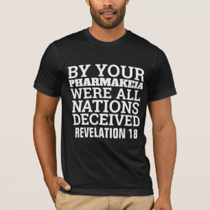 PHARMAKEIA VACCIN CHRISTELIJKE T-SHIRTS