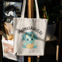 Pharmasaurus RX, Grappige apotheek, apotheker Tote Bag