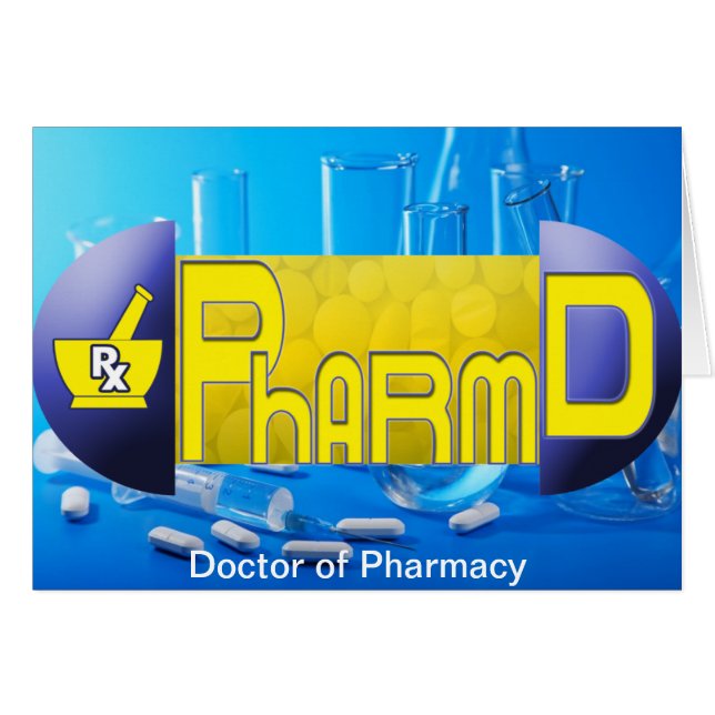 PharmD - docteur de PILULE de pharmacie (Devant horizontal)