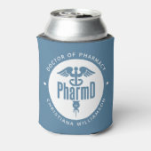 PharmD Doctor in de Afstuderen Blikjeskoeler (Blikje Achterkant)