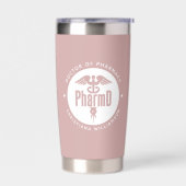 PharmD Doctor in de Afstuderen Geïsoleerde Drinkbeker (Links)