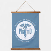 PharmD Doctor in de Afstuderen Hangend Wandkleed (Voorkant)