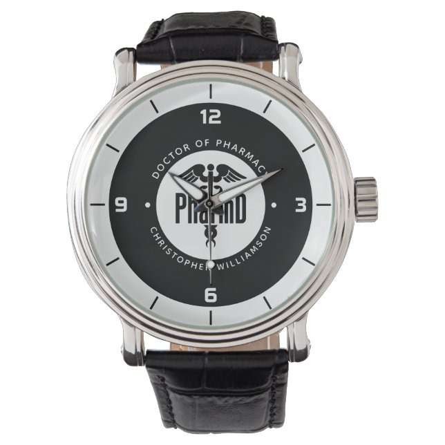 PharmD Doctor in de Afstuderen Horloge (Voorkant)