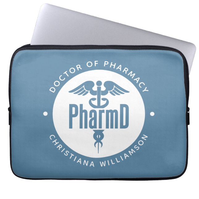 PharmD Doctor in de Afstuderen Laptop Sleeve (Voorkant)