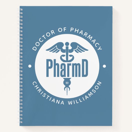 PharmD Doctor in de Afstuderen Notitieboek (Voorkant)